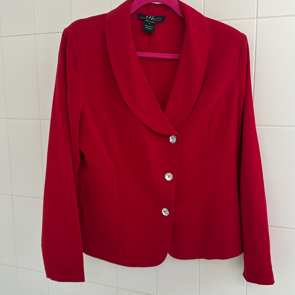 Midnight velvet size 12 skirt suit flowy skirt